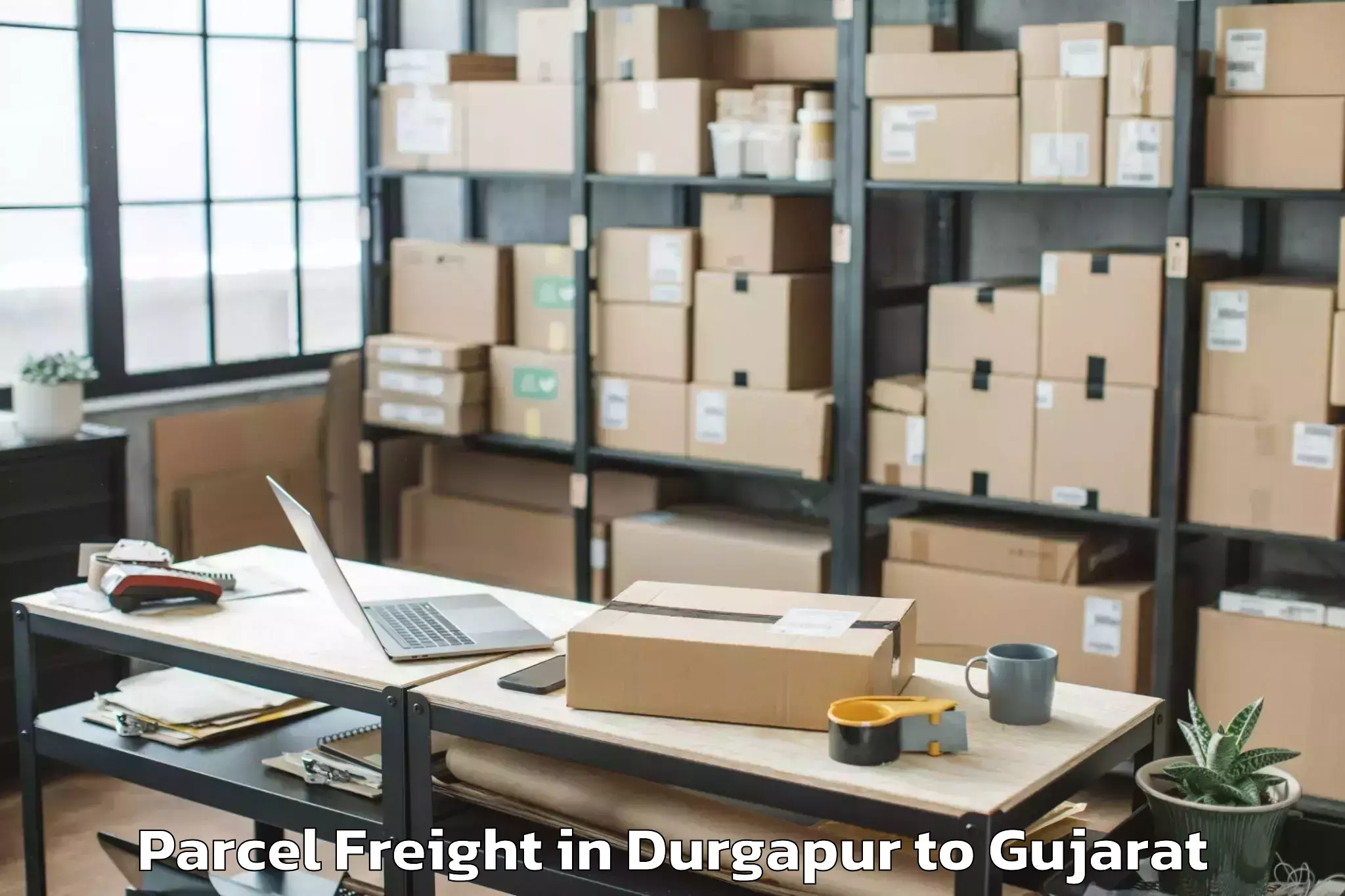 Get Durgapur to Kadi Sarva Vishwavidyalaya Gan Parcel Freight